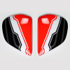 Platine écran ARAI VAS Mamola Edge Red casque intégral