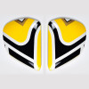 Platine écran ARAI VAS Edwards Legend Yellow casque intégral