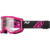 Masque FLY RACING Focus noir/rose - écran clair
