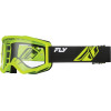 Masque FLY RACING Focus noir/jaune fluo - écran clair