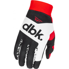 Gants FLY RACING Pro Lite DBK - noir/blanc/rouge