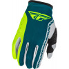 Gants FLY RACING Lite - gris/Lime/Teal