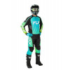 Gants enfant FLY RACING F-16 - Aqua/noir/blanc