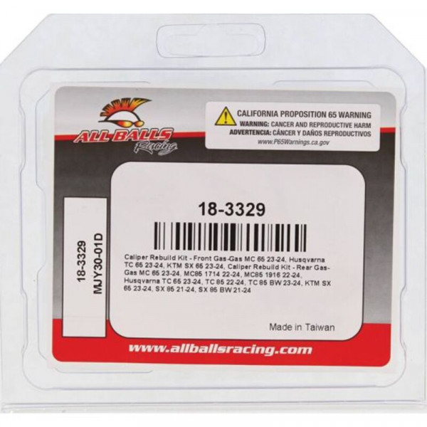 Kit de réparation d'étrier de frein ALL BALLS