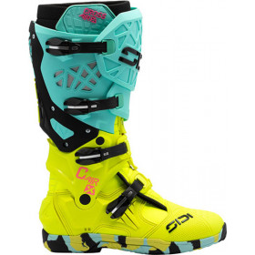 Bottes SIDI Crossair X - Mint/jaune fluo