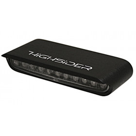 Clignotants LED HIGHSIDER pro - Stripe - noir/translucide - homologué E - la paire