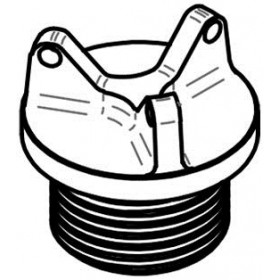 Bouchon carter d'huile LIGHTECH M20 x 2,5 (3 trous) noir Ducati HYPERMOTARD 821