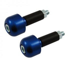 Embouts de guidon ALLOY ULTIMA Street Bike alu bleu Ø12mm
