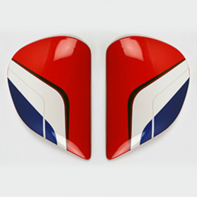 Plaques pivot ARAI Super AdSis J (LRS) Flow Blue pour casques Axces II 