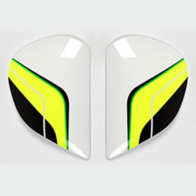 Plaques pivot ARAI Super AdSis J (LRS) Flow Green pour casques  Axces II 