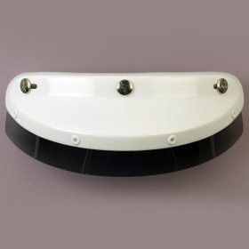 VISIERE PARE SOLEIL BLANC CASQUE JET