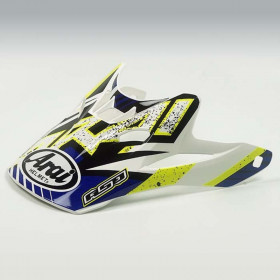 Visière ARAI MX-V Slash Blue casque Off Road