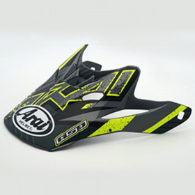 Visière ARAI MX-V Slash Black casque Off Road