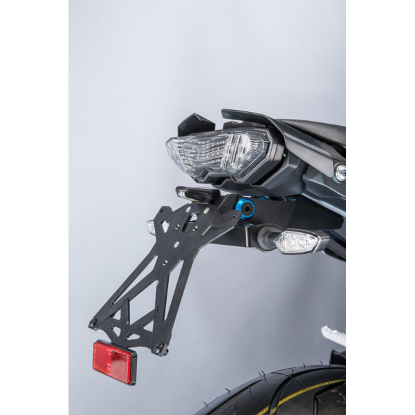 Support de plaque LIGHTECH réglable noir Yamaha MT-10