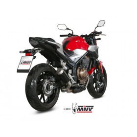 SILENCIEUX MIVV MK3, NOIR NON HOMOLOGUE HONDA CB 500 F