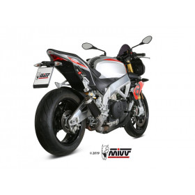 SILENCIEUX MIVV MK3, NOIR NON HOMOLOGUE APRILIA TUONO V4