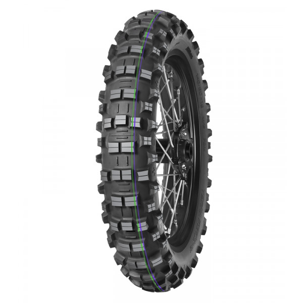 Pneu MITAS TERRA FORCE-EF 140/80-18 70R TT ULTRA LIGHT GREEN PURPLE
