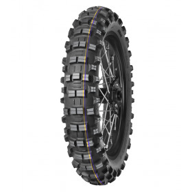 Pneu MITAS TERRA FORCE-EF 140/80-18 70R TT SUPER FAST YELLOW PURPLE