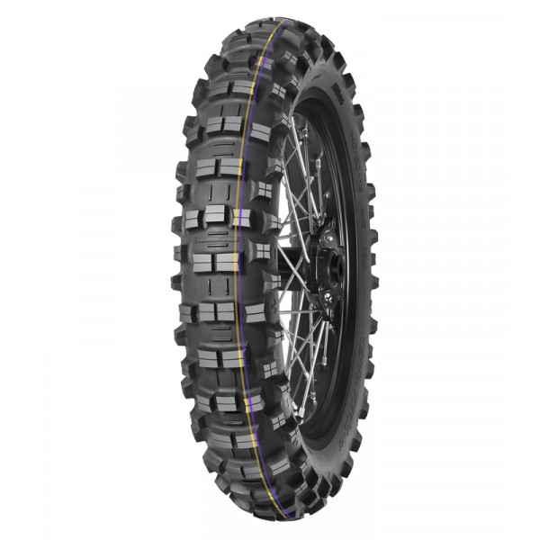 Pneu MITAS TERRA FORCE-EF 140/80-18 70R TT SUPER FAST YELLOW PURPLE