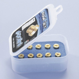 Polini main jet pack. 10 jets (Dell'Orto type) of 6 mm, 120/138 (362.0005)
