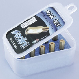 Polini main jet pack. 10 jets for Keihin carburetor, 80/98 (370.0002)