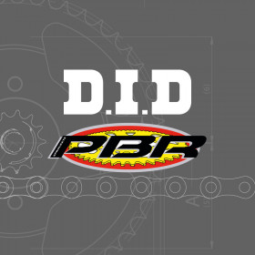Kit chaîne DID/PBR 420D 11/58 (non-OEM) standard - couronne acier standard