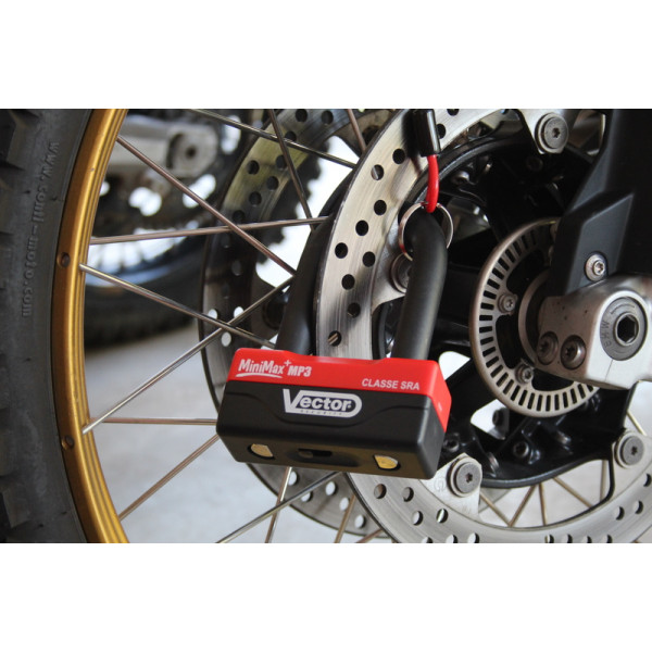 Antivol bloque-disque Mini Max pour Piaggio MP3 (Homologué SRA)