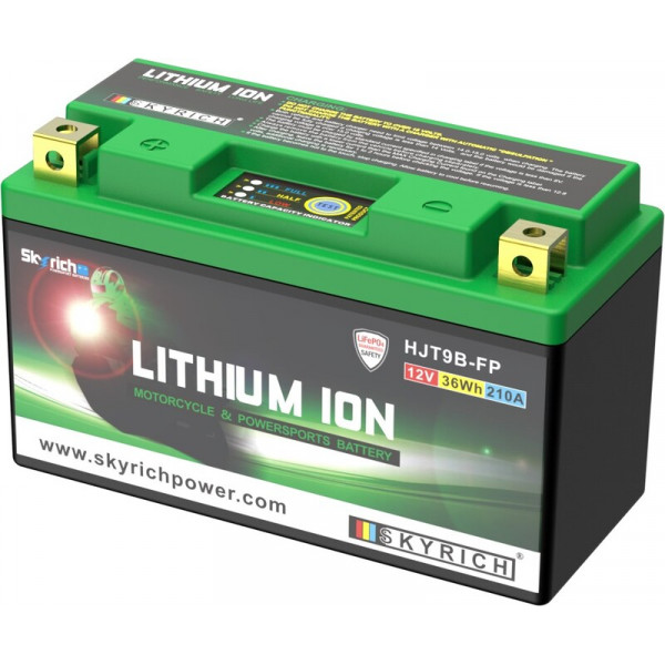Batterie Skyrich Lithium YT9B-BS - HJT9B-FP-S