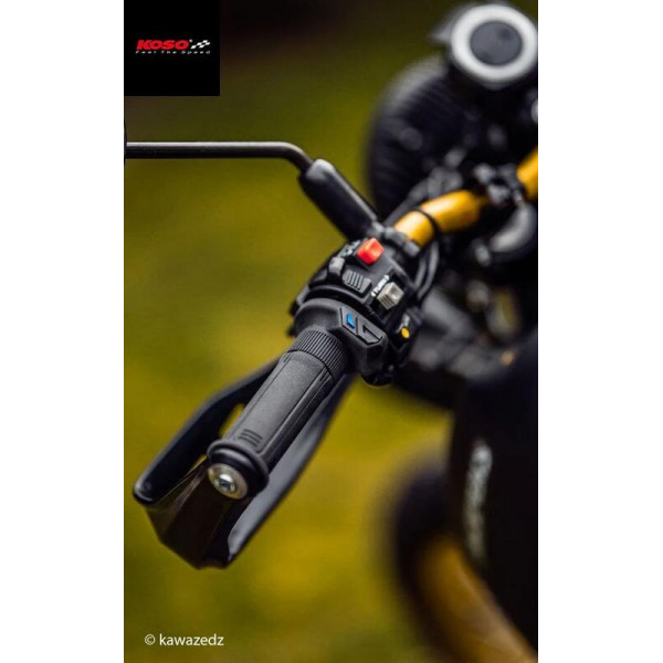 KOSO HG 13 Poignées chauffantes 7/8 " + 1 " L120mm