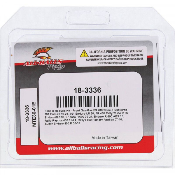 Kit de réparation d'étrier de frein ALL BALLS