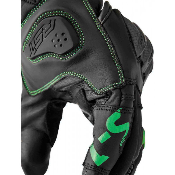Gants RST S1 - noir/vert fluo