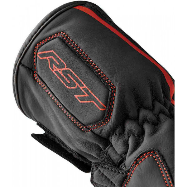 Gants RST S1 - noir/rouge fluo