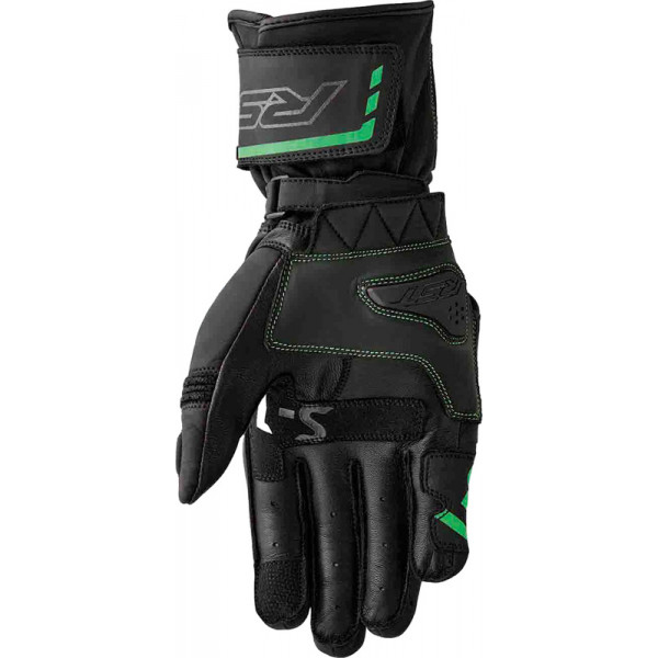 Gants RST S1 - noir/vert fluo
