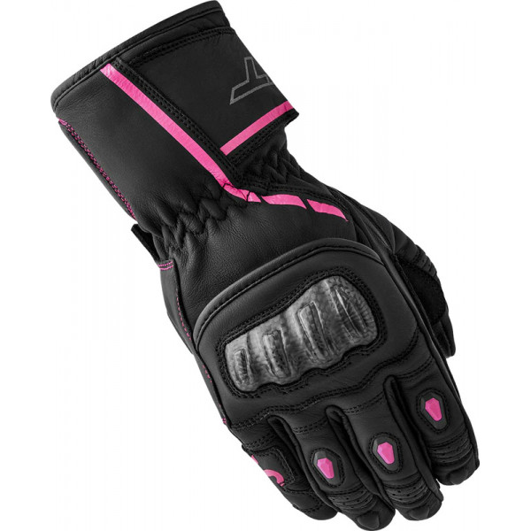 Gants RST S1 femme - noir/rose