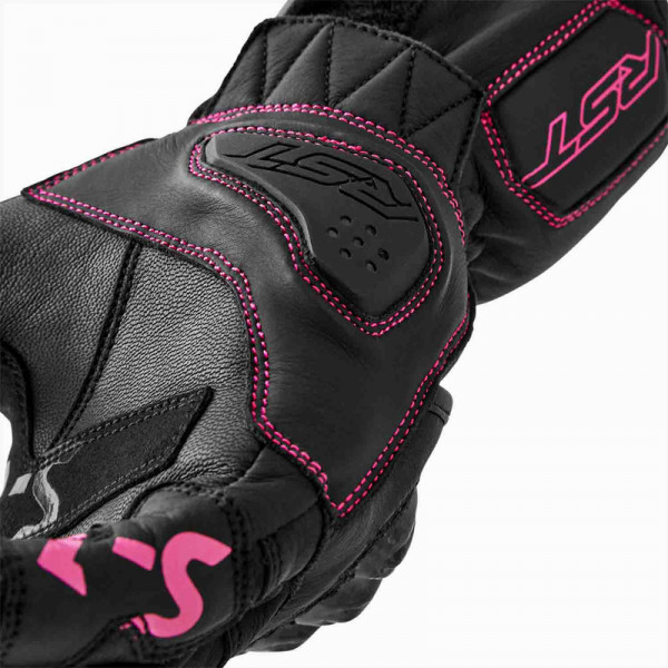 Gants RST S1 femme - noir/rose