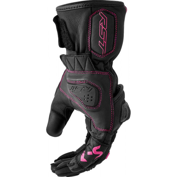 Gants RST S1 femme - noir/rose