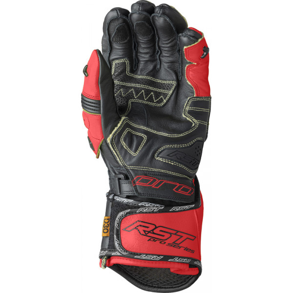 Gants RST Pro Series GP D3O - noir/rouge fluo