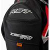 Veste RST Tractech Evo D3O cuir - noir/rouge