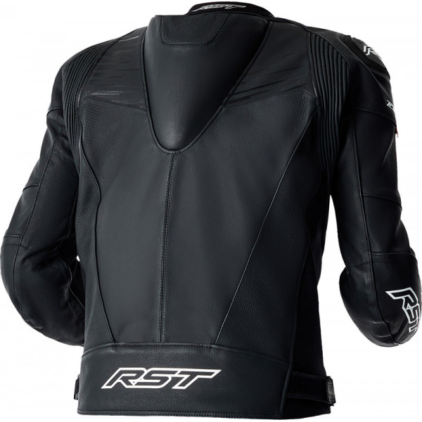 Veste RST Tractech Evo D3O cuir - noir/blanc