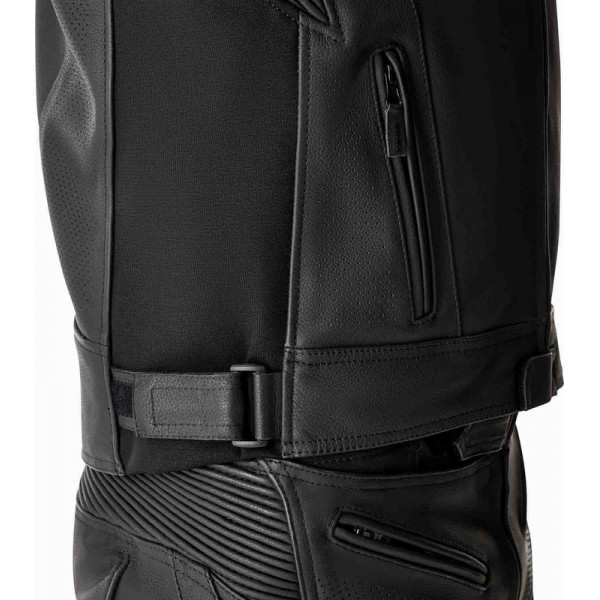 Veste RST Tractech Evo D3O cuir - noir/bleu