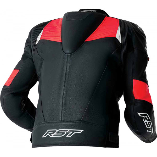 Veste RST Tractech Evo D3O cuir - noir/rouge