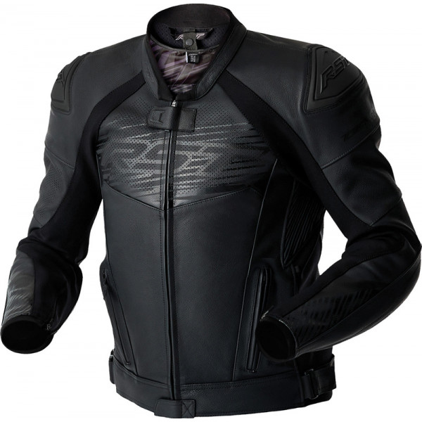 Veste RST Tractech Evo D3O cuir - noir