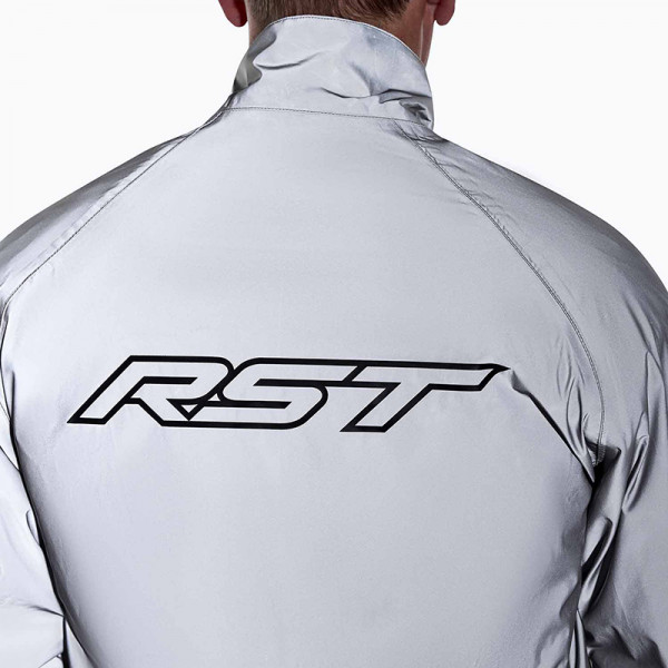 Veste de pluie réfléchissante RST Night Rider Waterproof - argent