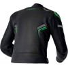 Veste RST S1 D3O cuir - noir/vert fluo