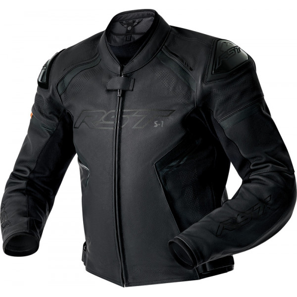 Veste RST S1 D3O cuir - noir