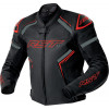 Veste RST S1 D3O cuir - noir/rouge