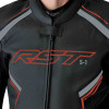 Veste RST S1 D3O cuir - noir/rouge