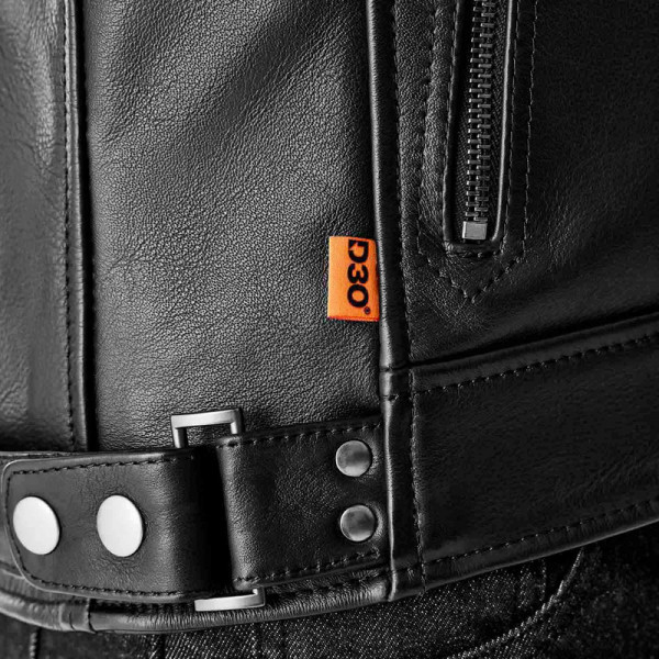 Veste RST Hillberry D3O cuir - noir