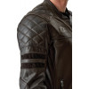Veste RST Hillberry D3O cuir - Brun