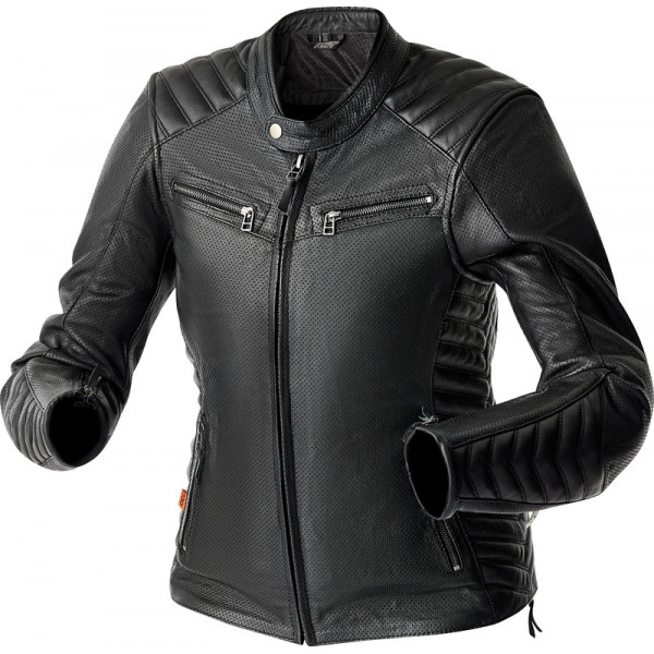 Veste femme RST Roadster Air D3O cuir - noir